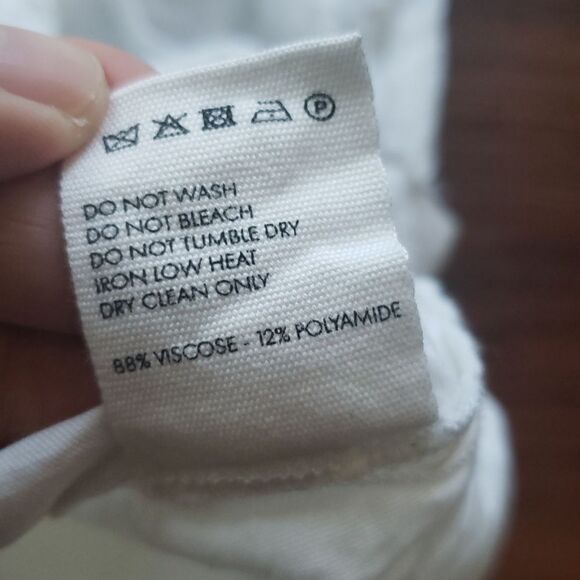 FLAWED Jacquemus White Quiet Luxury Chic Feminine Edgy Streetwear Shirt Dress 42 - Picture 10 of 10